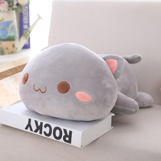 Gatito Acostado de Peluche Suave - Image 13