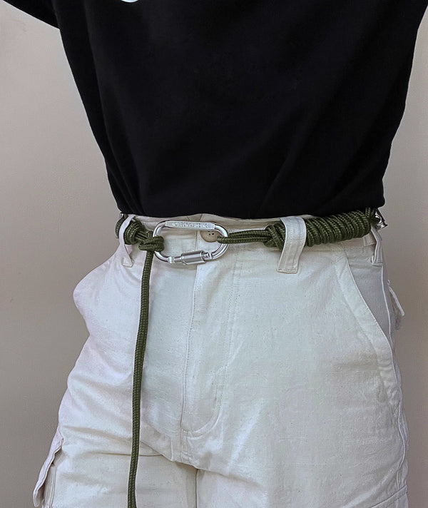 Cinturón Trenzado de Metal Ajustable Unisex - Estilo Hip Hop