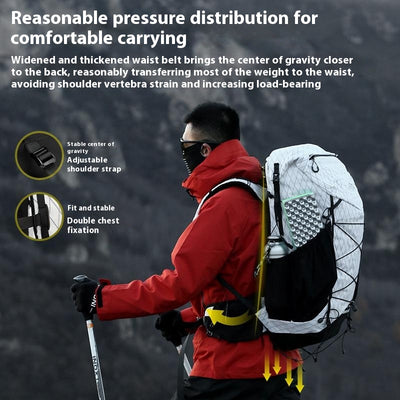 Mochila de Montaña Impermeable Gran Capacidad para Camping y Aventura