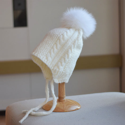 Gorro de Lana Trenzado para Mujer - Diseño Elegante y Cálido - Image 9