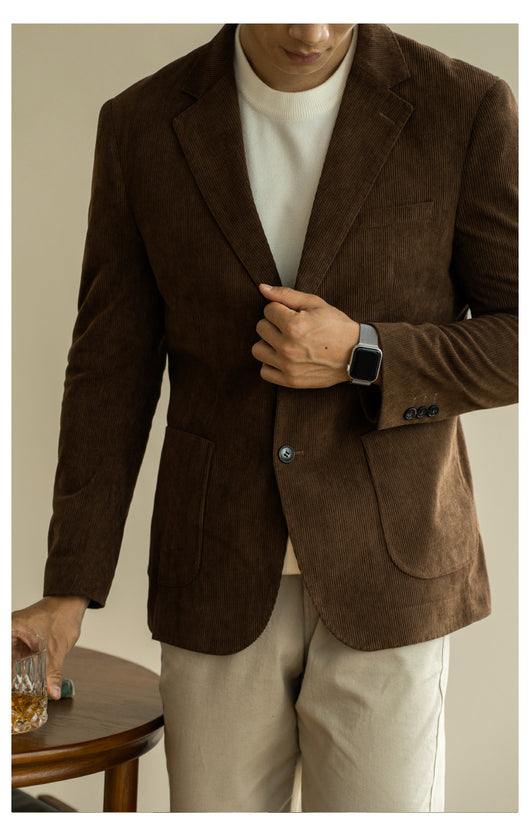 Blazer Slim Fit para Hombre - Primavera y Otoño - Image 12