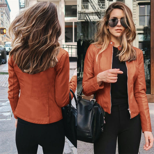 Blazer de Cuero PU para Mujer - Colección Otoño Invierno - Image 8
