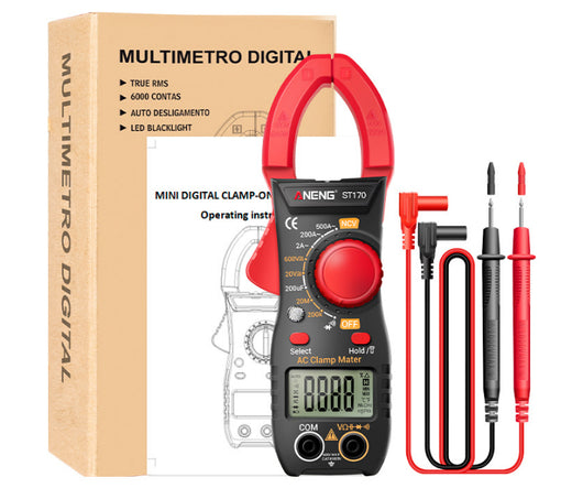 Multímetro Pinza Digital 500A - Medidor de Voltaje AC/DC Profesional - Image 6