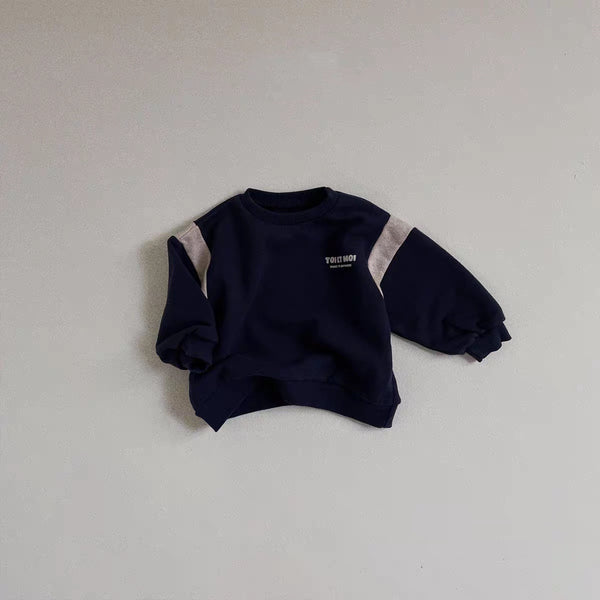 Suéter Infantil Coreano con Patchwork Multicolor - Image 6