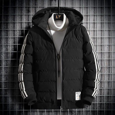 Abrigo Acolchado de Algodón para Hombre Estilo Coreano Invierno - Image 6