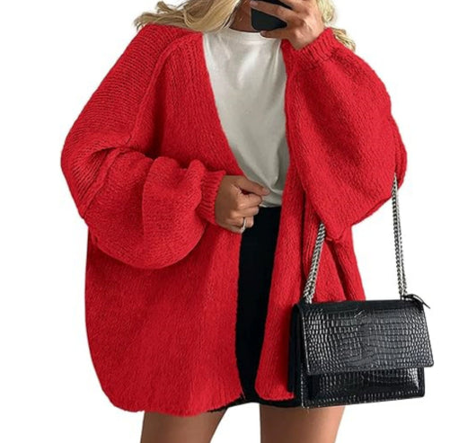 Abrigo Suéter Tejido Casual para Mujer - Image 13