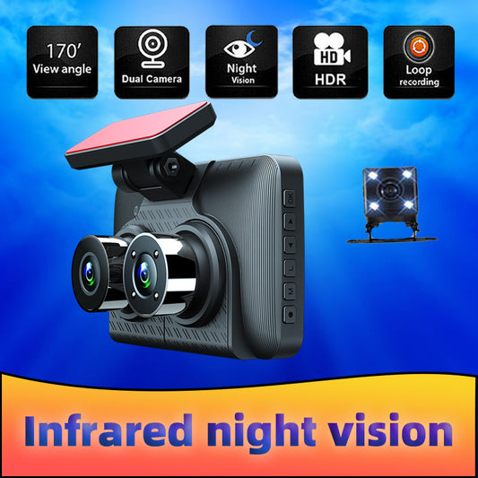 Cámara Dashcam 4 Pulgadas Full HD 1080P con Visión Nocturna Infrarroja - Image 2