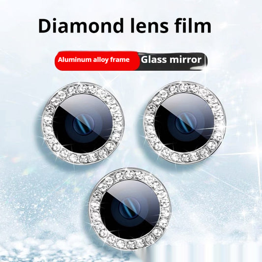 Protector de Lente con Cristales Brillantes para Celular