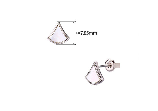 Aretes de Concha Blanca con Personalidad Simple para Mujer - Image 9