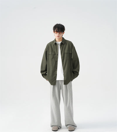 Camisa Jacket Casual Oversize para Hombre - Talla Grande - Image 38