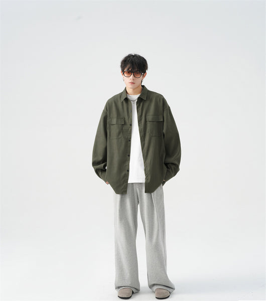 Camisa Jacket Casual Oversize para Hombre - Talla Grande - Image 38