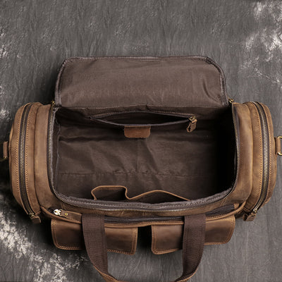 Bolsa de Viaje Cuero Crazy Horse Auténtico - Image 18