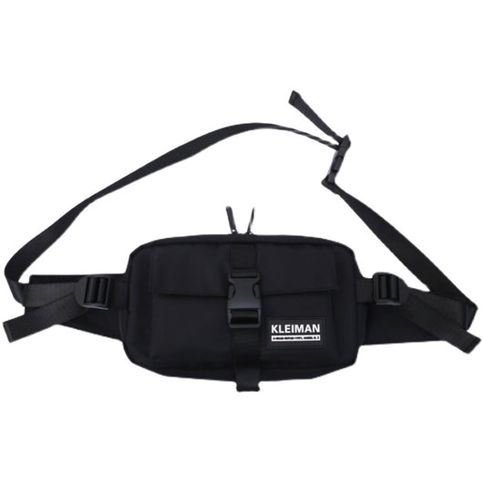 Bolsa de Pecho para Hombre - Mochila Cruzada Negra Estilo Urbano - Image 7