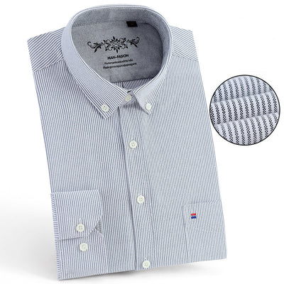 Camisa Casual de Botones Cuello Clásico Colores Sólidos - Image 3