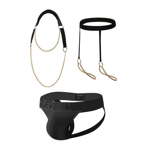 Conjunto de Joyería Punk con Cadenas para Hombre - Estilo Personalidad - Image 5
