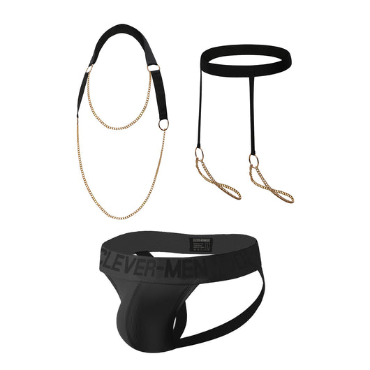 Conjunto de Joyería Punk con Cadenas para Hombre - Estilo Personalidad - Image 5