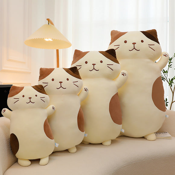 Peluche Gato de Queso Gigante - Almohada Suave para Dormir