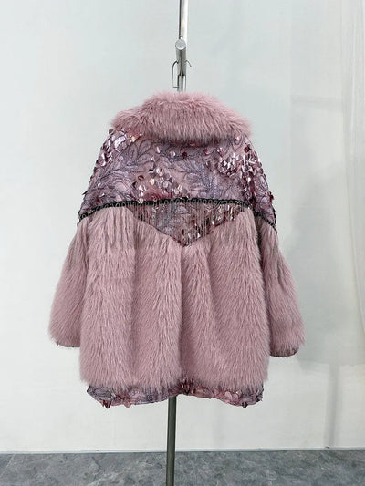 Abrigo Largo de Lana de Cordero para Mujer - Diseño Elegante y Cálido - Image 30