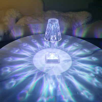 Lámpara de Mesa Portátil Diamond con Control Táctil Multicolor - Image 4