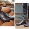 Zapatos Casuales de Cuero Nobuk para Hombre con Suela Flexible
