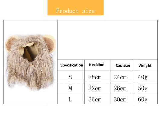 Gorro de León para Mascotas - Disfraz Divertido Navidad y Halloween - Image 12