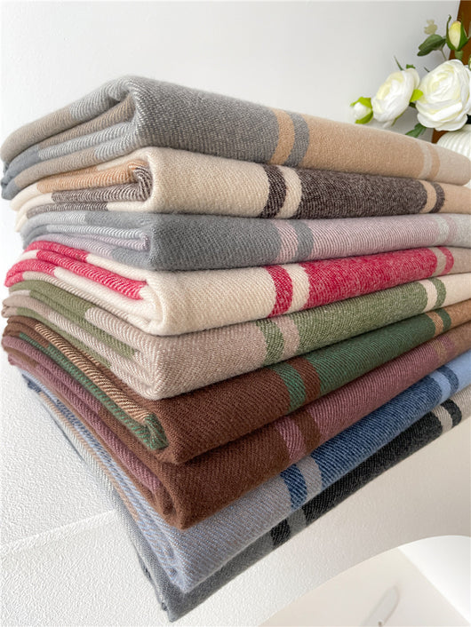 Bufanda Escocesa Coreana Unisex - Abrigo Cálido para Otoño e Invierno - Image 16