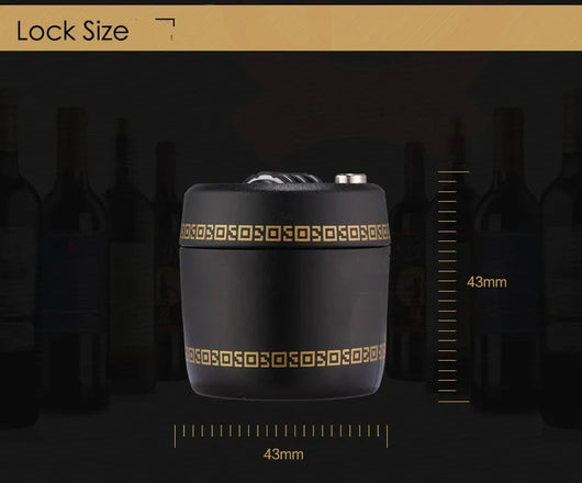 Tapón de Botella con Cerradura de Combinación y Sello de Vacío - Image 6