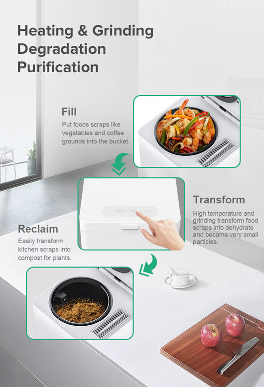Triturador de Residuos de Cocina - Procesador de Desechos Alimentarios - Image 10