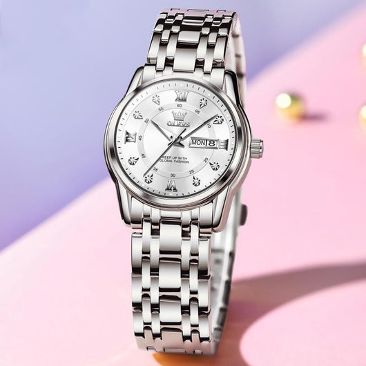Reloj de Cuarzo para Mujer con Números Romanos Resistente al Agua - Image 2