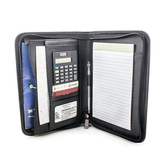 Carpeta A5 Multifuncional con Bolsa PU y Compartimento para Computadora - Image 6