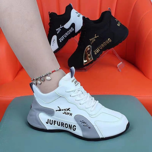 Zapatillas Deportivas Blancas de Pareja - Comodidad y Estilo Casual