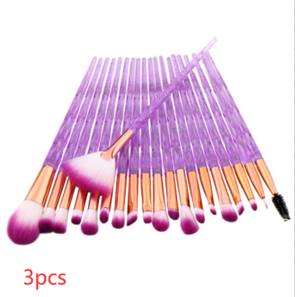 Set de Brochas de Maquillaje Diamond Multicolor Premium - Image 25
