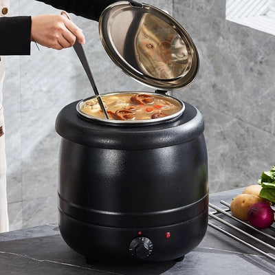 Olla Térmica Eléctrica para Sopas y Caldos con Aislamiento en Acero Inoxidable