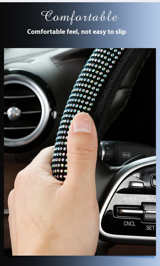 Funda de Volante Elástica con Cristales Completos sin Aro Interior - Image 9