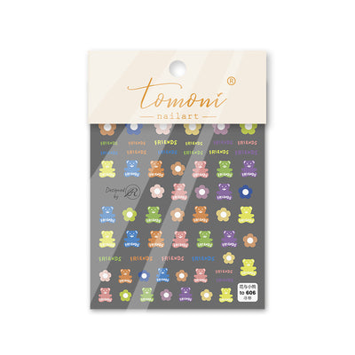 Stickers de Uñas 5D con Relieve Adhesivo - Diseño Simple y Adorable - Image 5