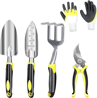 Juego de 8 Herramientas de Jardín en Aleación de Aluminio con Mango Ergonómico - Image 4