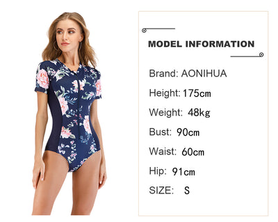 Traje de Baño Deportivo de Una Pieza para Surf - Image 14