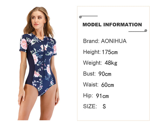 Traje de Baño Deportivo de Una Pieza para Surf - Image 14