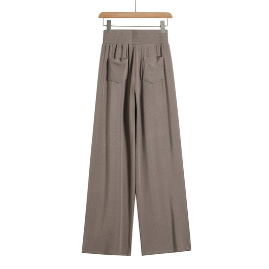 Conjunto de Pantalón Recto y Blusa Manga Larga Color Sólido - Image 9