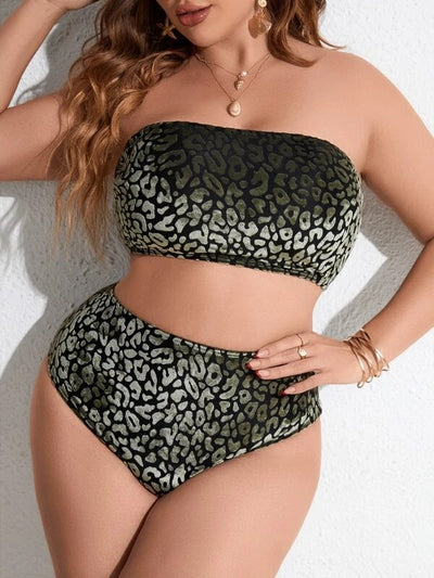 Bikini Talle Grande Cintura Alta con Abertura Lateral - Image 11