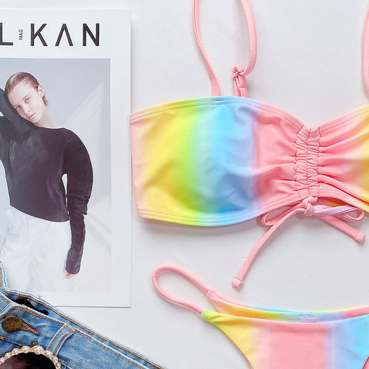 Bikini Tie-Dye Divisible Sexy para Mujer - Image 9