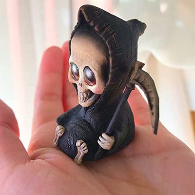 Estatua Bebé Segador Gótico de Resina - Decoración Halloween y Arte Oscuro - Image 7