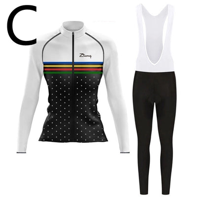 Conjunto Ciclista de Manga Larga con Culotte: Jersey y Pantalón Acolchado para Ciclismo y Trail - Image 4