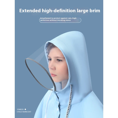 Poncho Impermeable Escolar para Niños y Niñas - Protección Total con Mochila Integrada - Image 4