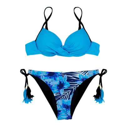 Bikini Deportivo con Estampado Digital de Dos Piezas - Image 3