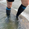 Calcetines Impermeables Largos para Senderismo, Vadeo y Actividades Outdoor