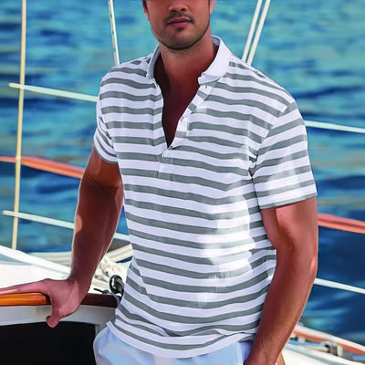 Polo Casual de Rayas para Hombre - Cómodo y Versátil