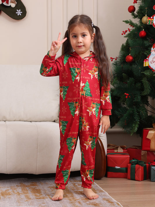 Conjunto Navideño Familiar de Pantalones Largos para Niños y Niñas - Image 39