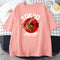Camiseta Estampada Unisex de Algodón - Manga Corta Cuello Redondo Verano