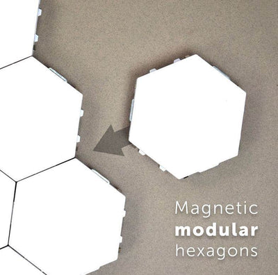 Lámpara de Pared Modular Helios Touch con Paneles de Panal - Image 6